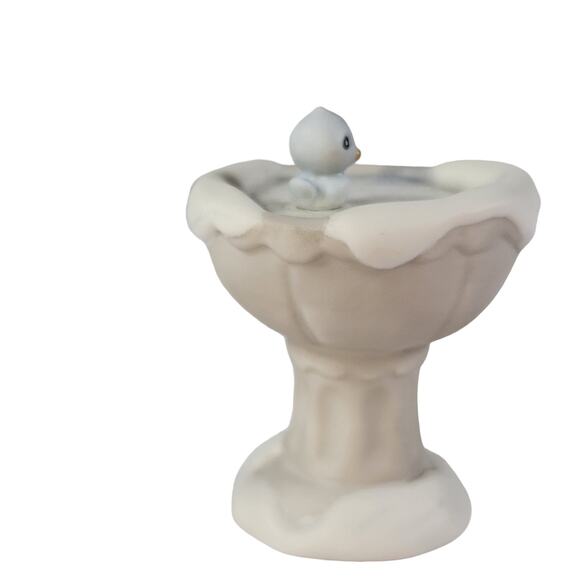 Precious Moments Sugar Town Bird Bath Figurine Enesco 150223 1995 - Picture 6 of 16